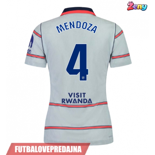 Lacne Ženy Futbalové dres Atletico Madrid Rodrigo Mendoza #4 2026-27 Krátky Rukáv - Tretina